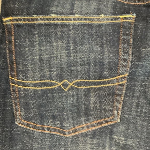 Lucky Brand 361 Vintage Straight Dark Wash Stretch Jeans size 38 - Picture 5 of 16